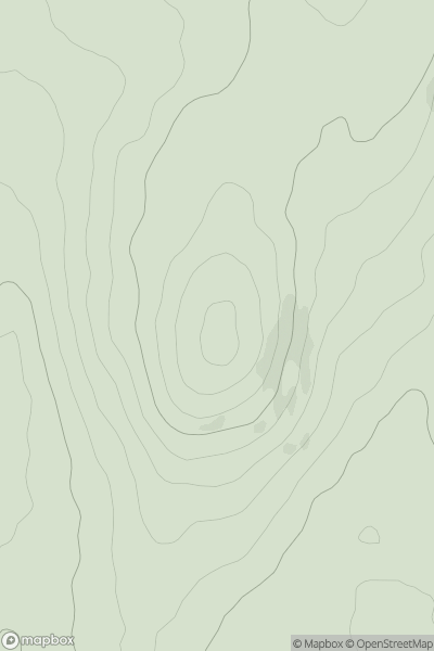 Thumbnail image for Barr Hill [Carrick and Galloway] [NX328471] showing contour plot for surrounding peak